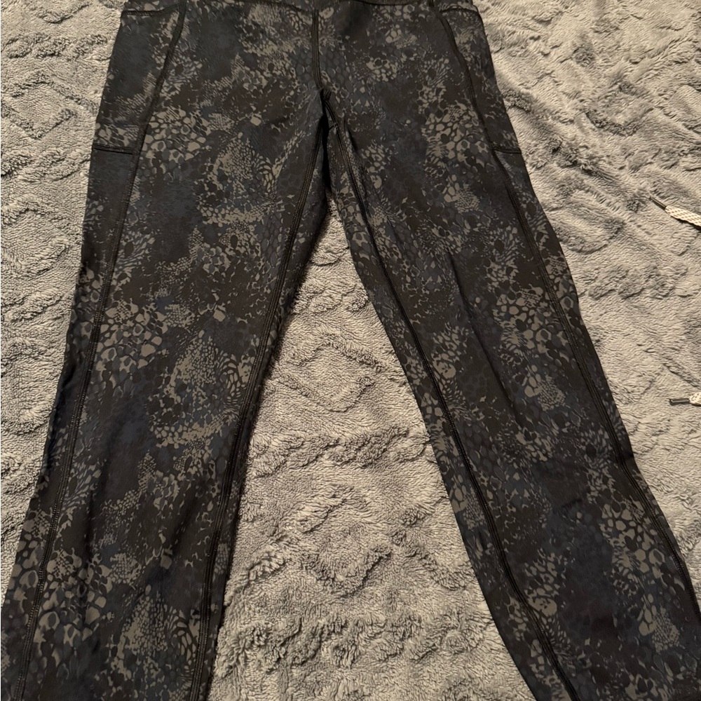 Jockey Black Floral Women's Leggings